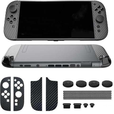 Parapolvere per Nintendo Switch 2, console protettiva skin adesivo in silicone, filtro antipolvere mesh, tappo joystick per NS Switch 2 J con accessori