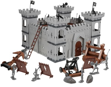 BESPORTBLE Modelo de Vehículo de Asedio Warhorse Castillo de Juguete Militar de Simulación para Accesorio de Maqueta de Juguete de Guerra