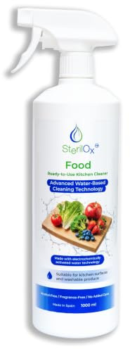 SterilOx FOOD — Limpiador multiusos para la cocina — 1000 ml — Sin alcohol