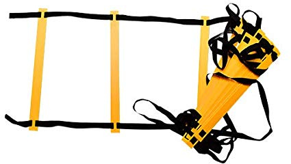MATCHU Échelle d'entraînement - Échelle de coordination - Échelle d'entraînement - Échelle de vitesse - Équipement de vitesse - Pour la vitesse, l'endurance et la condition physique - Sac de transport