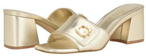 GUESS Femme Gallai Sandale à Talon, Or 710, 41 EU