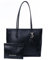 Mervokl Damen Handtasche mit Reißverschluss Shopper Tasche PU Leder Tote Bag Henkeltaschen Schwarz für Arbeit,Schule,Einkauf,mit Pelz Kugel Plüsch Schlüsselring und Lippenstift-Organisator