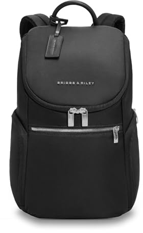 Briggs & Riley Women's Rhapsody U-Zip Backpack Laptop, Black, Small