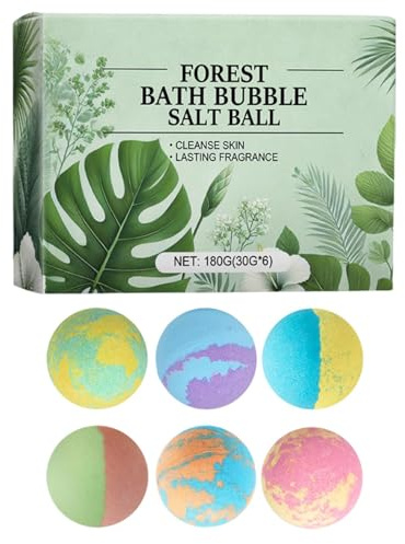 Mxshc Bombas de ducha, bola de baño de burbujas | Bolas de baño aromáticas - Bolas de baño naturales para relajación y alivio del estrés, bolas de baño con fragancia duradera
