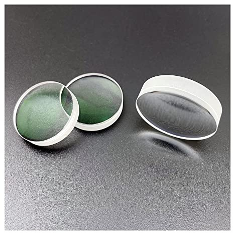 Microscopio Lente acromática de 40mm de diámetro, Longitud Focal de 123mm, Lente Convexa Doble recubierta de Vidrio óptico K9 for microscopio Ocular(1 Pieces)
