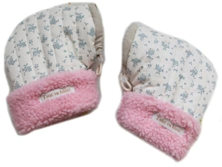 Guantes de scooter para niños, guantes de felpa cálidos, guantes de bebé, anticongelante, orejeras para montar en bicicleta