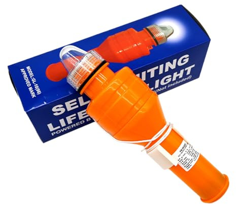 Générique Feu De Signalisation Pour Bouée De Sauvetage | Fusées Éclairantes Pour Bateaux | Lampe De Signal Flottante À LED | Lampe De Signalisation Électronique Pour Bateau | Pour Le Bateau, Le Kayak