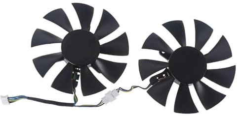 Watreketal Ventilador VGA GTX1070 de 42 mm de diámetro, 87 mm, 4 pines, 12 V, 0,5 A, refrigeración GFY09010E12SPA, ventilador de tarjeta gráfica