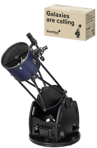 Levenhuk New Skyline Pro 10 (254/1270) Télescope Dobson Truss Newtonien | Facile à Transporter, Grande Ouverture 254 mm, Miroir Parabolique, Réflectivité 92–95 %, Idéal pour Explorer le Ciel Profond