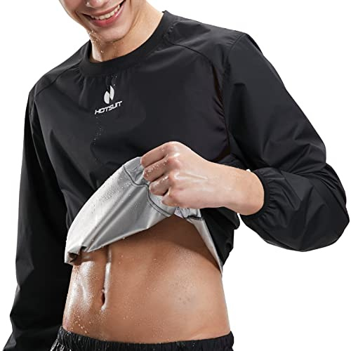 HOTSUIT Herr Bastu-väst Midje-tränare Män Viktminskning Korsett Body Shaper Svettväst
