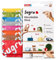 Sugru I000950 Formbare Mehrzweck-Kleber für kreatives Fixieren und Herstellen, Rot, Blau, Gelb, Grau, Grün, Braun, Orange & Pink, 8 Stück