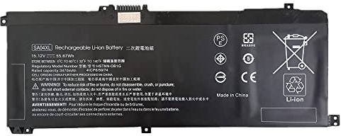 Swark Laptop batteri SA04XL ersättning kompatibel med HP Envy X360 15-DR00 15-DR0003TX 15-DR0004TX HSTNN-LB8O batteri