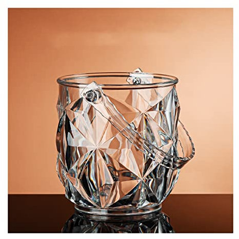 secchiello per champagne Secchiello for vino da 1,3 litri, secchiello for il ghiaccio, vasca in acrilico trasparente for bevande e feste, for uso alimentare, perfetto for bottiglie di vino, champagne