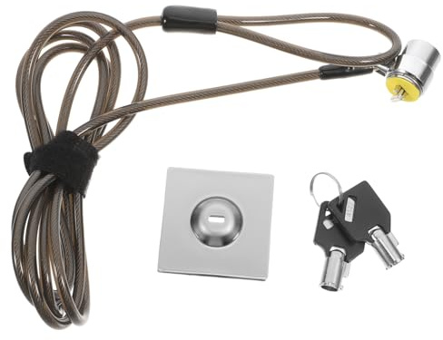 ELAYARD Candado de Cable Reforzado para Portátil con Cierre Seguro Bloqueo para Ordenador Casa y Oficina Resistente al Corte Fácil de Usar