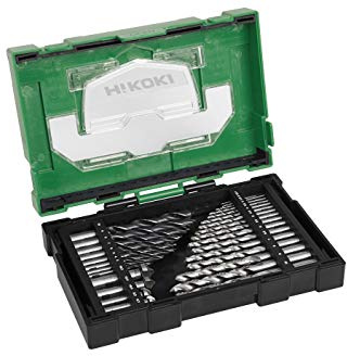 Kit de forets HSS et fraise à chanfreiner Hitachi 40030031 29 pièces (Box III), 10 W 240 V