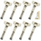 GEFONG 95 Degree Embed Kitchen Cabinet Soft Close Universal Hinges 35mm with Damper Buffering Mute Hinge for Wardrobe Cupboard Door Pack of 8 Pieces