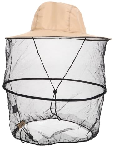Alipis Cappello Protezione Apicoltore e Pesca con Ampia Falda Pieghevole e Rete Antinsetti Multiuso per Attività Outdoor Cappello Estivo e Antisole
