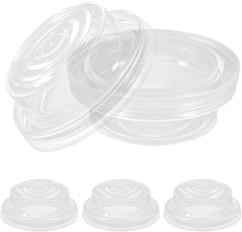 BESTonZON Accessori per Pompetta Tiralatte in Silicone 4 Pezzi Resistenti e Facili da Pulire per Uso Domestico e Centri di Confinamento