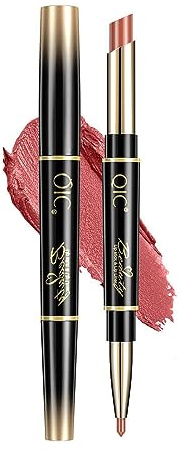 Rouge à lèvres imperméable Makeup Long Lasting Shimmer Lip Stick Shiny Lipstick Makeup Cosmetics Long Lasting Lip Balm (12#)