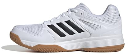 adidas Damen Speedcourt Women Indoor Shoes Schuhe, FTWR White/core black/GUM10
