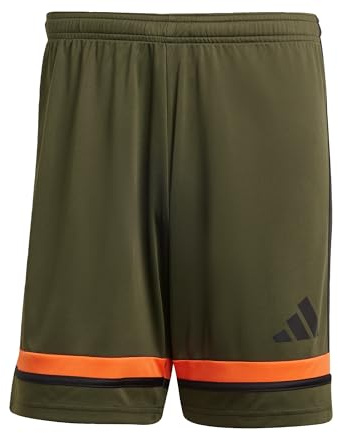 adidas Homme SQUADRA25 SHORT, Night Cargo / Black / Semi Impact Orange, M