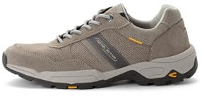 camel active Herren Low-Top Sneaker, Männer Halbschuhe,Wechselfußbett,wasserabweisend,Turnschuhe,Laufschuhe,schnürschuhe,grau,43 EU
