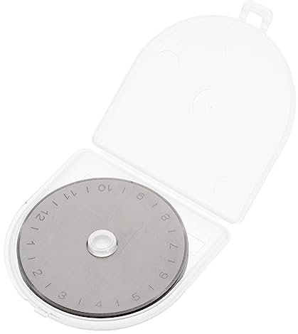 Angoily 10piezas Cortadora De Tela Rueda Giratoria Cuchillas Redondas Afiladas Repuesto Para Cortador Rotativo De Tela Para Costura y Proyectos De Manualidades