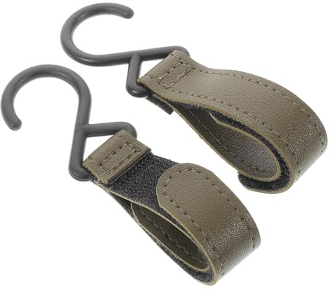 HOMOBABE 2pezzi Ganci per Cinghie per Passeggino Ganci per Cinghie Staccabili Fibbie per Sostituibili per Passeggino per Borsa per Pannolini Clip