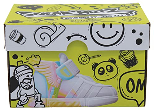 Splash Toys- Splashtoys-SNEAK'ARTZ SHOEBOX - Blu per il tempo libero creativo, design e personalizza le tue scarpe a partire dai 5 anni