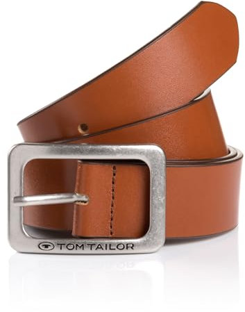 Tom Tailor Damen TTEVE Gürtel, Light Brown, 105