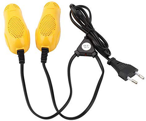 Yuecoom Schuhtrockner, 1Set Elektro Schuhtrockner Wärmer Deo Gerät Fußschutz 220V EU Stecker mit Hochtemperaturschutz,Schuhtrockner Elektrisch Schuh-und Stiefelwärmer