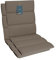 LILENO HOME Gartenstuhl Auflagen als [2er Set - Niedriglehner] in Taupe - Bequeme Liegen als Sitzauflagen für Gartenmöbel - Stuhlkissen für Gartenstühle und Klappstühle