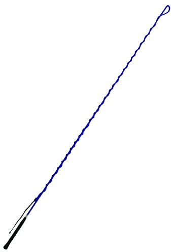 Umbria Equitazione Frusta da tondino 160 cm, Nero