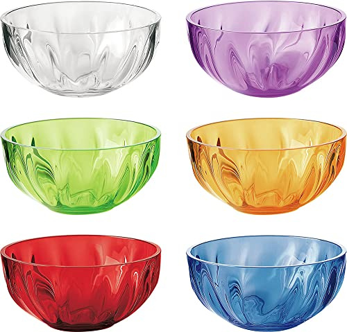 Guzzini Set 6 Ciotoline Fratelli, Aqua