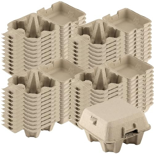 CHUENHEI 40 scatole per uova, 4 pezzi, in cartone, per uova di gallina, uova di Pasqua per fai da te