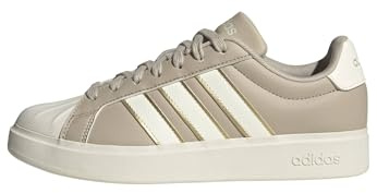 adidas Women's Streetalk, Wonder Beige/Off White/Gold Metallic, 7