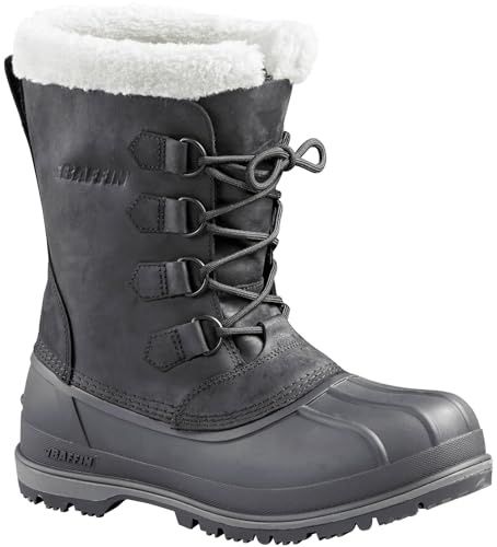 Baffin Mens Canada Snow Boot, Black, 10 Medium US