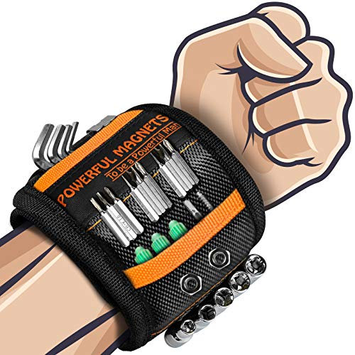 Gifts for Men Dad Christmas Presents - Magnetic Wristbands Tools Birthday Gifts for Dad Him Husband DIY Gadgets, Mens Gifts for Christmas Stocking Fillers for Men, 2025 Xmas Secret Santa Gifts Ideas