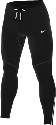 Nike Herren df fenom elite Leggings, Black/Reflectivesilv, L EU
