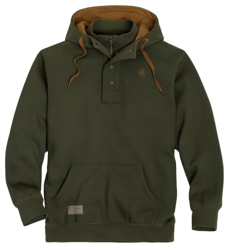 Legendary Whitetails Mens Quarter Zip Hoodie Heavyweight Hooded Sweatshirt