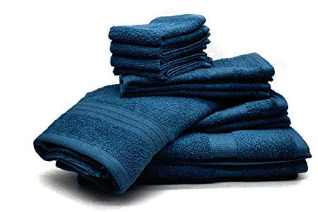 Bassetti Set mit 10 Frottee-Handtüchern (Indigo)