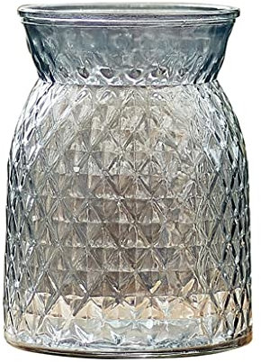 DZBOCM Vasen Glasvase, Moderne Blumenvase Home Decor Vase Hydroponische Blumenanordnungen und Tabellen-Mittelstücke Vasen Vase Wohnkultur (Color : A)