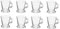 Lot De 8 Tasses Espresso - 8 Cl - Verre