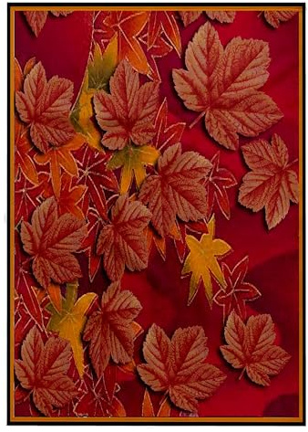 3dRose Beverly Turner Design - Autumn Leaves - Towels (twl-17509-2)