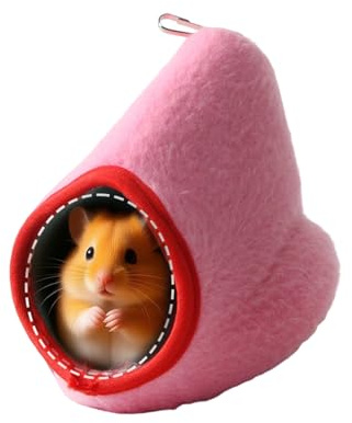 Amaca per criceti fantasia - Soffice sospeso, comodo in peluche con ganci, materiale durevole lavabile, casetta sospesa per criceti dorati e piccoli animali domestici | Accessorio decorativ