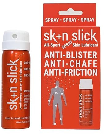 SKINSLICK- Anti Chafing Spray For Thighs & Feet, Chub Rub Spray, Anti Friction Waterproof Spray, Anti Chafing Cream for Women & Men, Neoprene Wetsuits Anti Chafe Liquid, Chafe Stick Alternative (52ml)