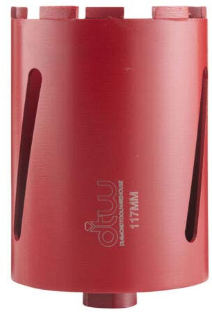 DTW Pro Dry Diamond Cores, Kit & Accessories, 117mm x 150mm