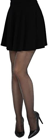 LORES Collants à paillettes pour femmes avec lurex Bonneterie semi-transparents Lingerie sexy scintillante collant [Fabriqué en Italie]