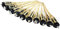 DIXIE STORE Torches en Bambou Golden | Lot de 10 Torches de Jardin Réutilisables pour L'extérieur, 120 Cm