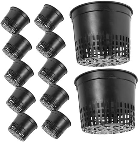 Milisten 12pezzi Per Coltivazione Vasi Riutilizzabili Per Adatti e Media Idroponici